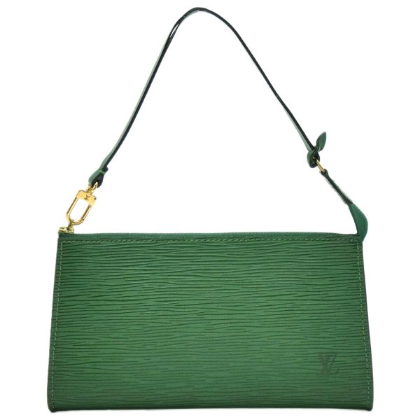 jjs02614 Louis Vuitton Epi Pochette One Shoulder Handbag green