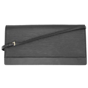 jjs02812 Louis Vuitton Selene MM Mahina Noir Black Tote Shoulder Bag