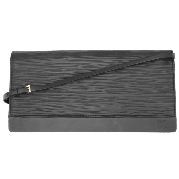 jjs02812 Louis Vuitton Epi Honfleur Shoulder Wallet Bag noir