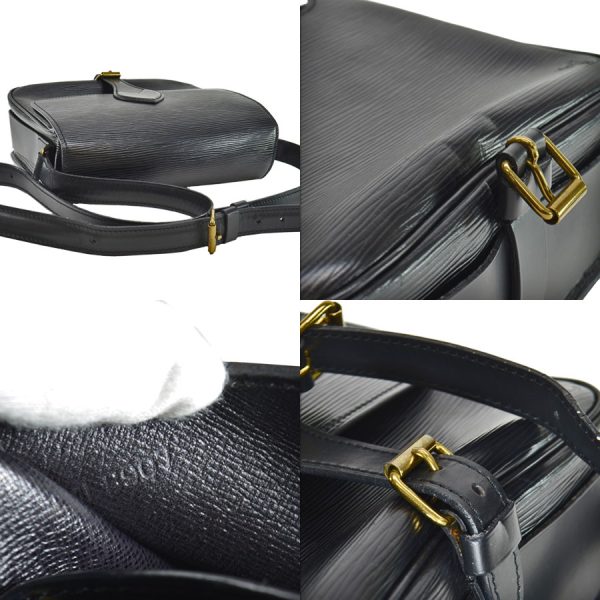 k10225a 4 Louis Vuitton Epi Cartesiere Crossbody Shoulder Bag Noir