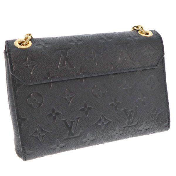 k21 6982 3 Louis Vuitton Vavin BB Monogram Empreinte Leather Shoulder Bag Black