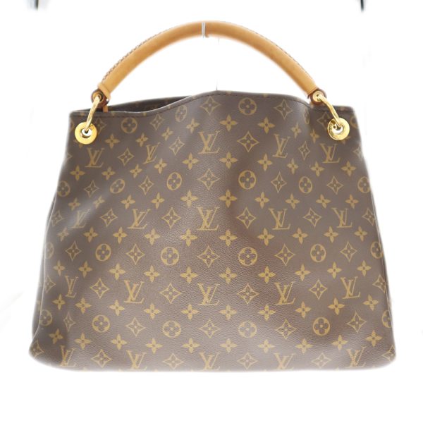 k22 3847 2 Louis Vuitton Artsy MM Handbag Monogram Canvas LV Brown
