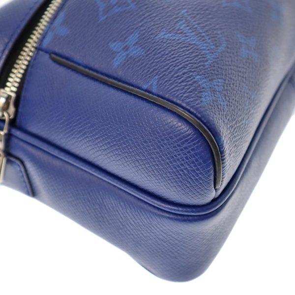 k22 4319 4 Louis Vuitton Outdoor Messenger Shoulder Bag Body Bag Taiga Monogram Blue Crossbody