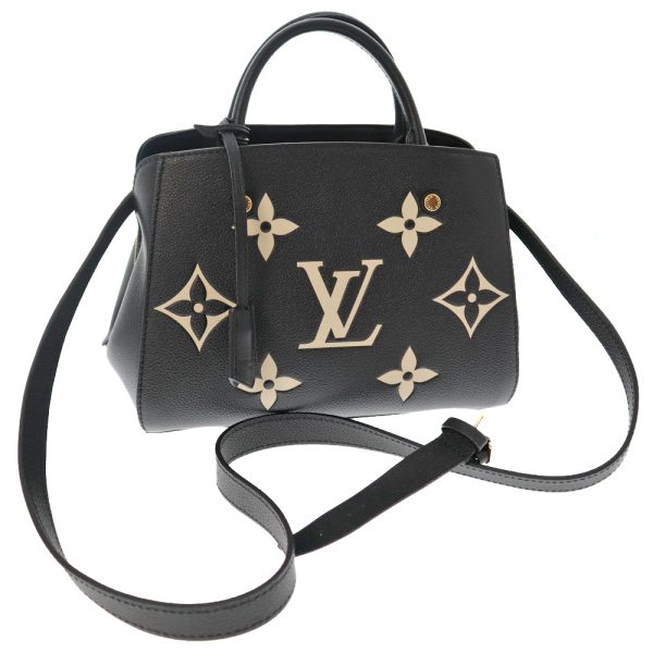 k22 728 14 LOUIS VUITTON Montaigne BB 2WAY Handbag Shoulder Bag