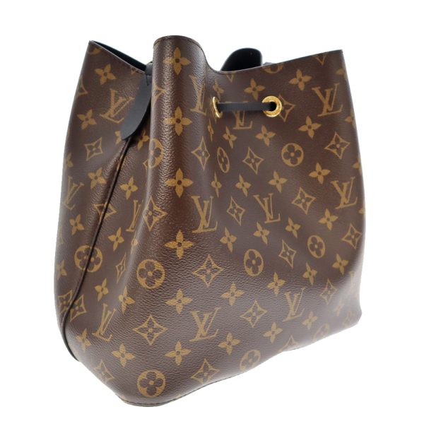 k22 7550 2 Louis Vuitton NeoNoe BB Monogram Canvas Bucket Bag Shoulder Bag BlackBrown