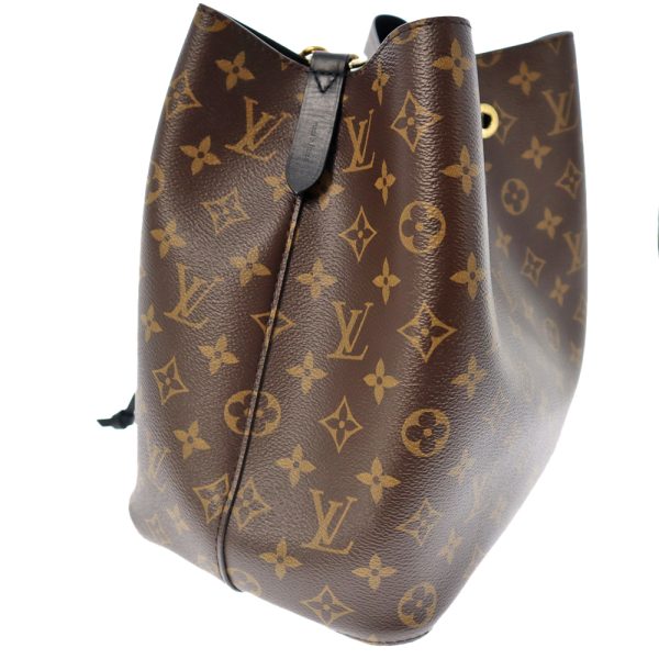 k22 7550 3 Louis Vuitton NeoNoe BB Monogram Canvas Bucket Bag Shoulder Bag BlackBrown