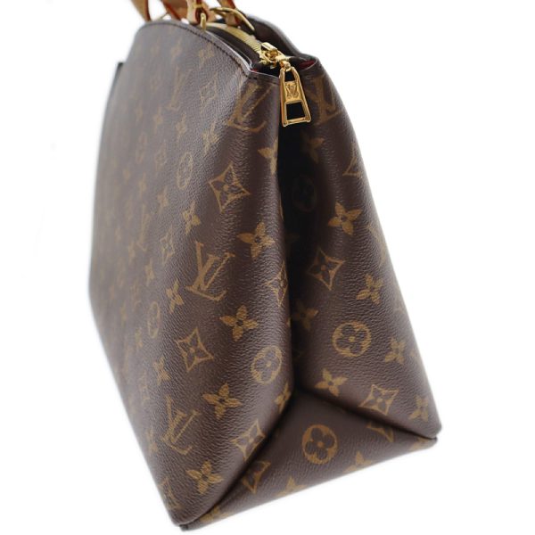 k23 2639 4 Louis Vuitton Grand Palais MM Monogram Handbag Brown