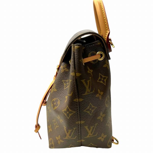 k23 6840 5 Louis Vuitton Montsouris Monogram Canvas Backpack Brown