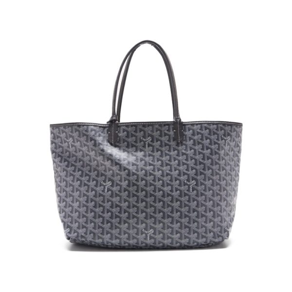 kpo2wokprzooy 1 Goyard Saint Louis PM Coated Canvas Tote Bag Gray