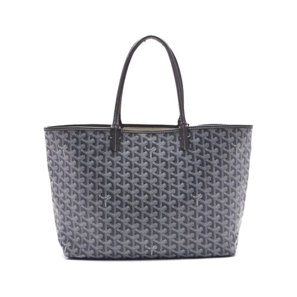 kpo2wokprzooy 4 Goyard Saint Louis PM Coated Canvas Tote Bag Gray