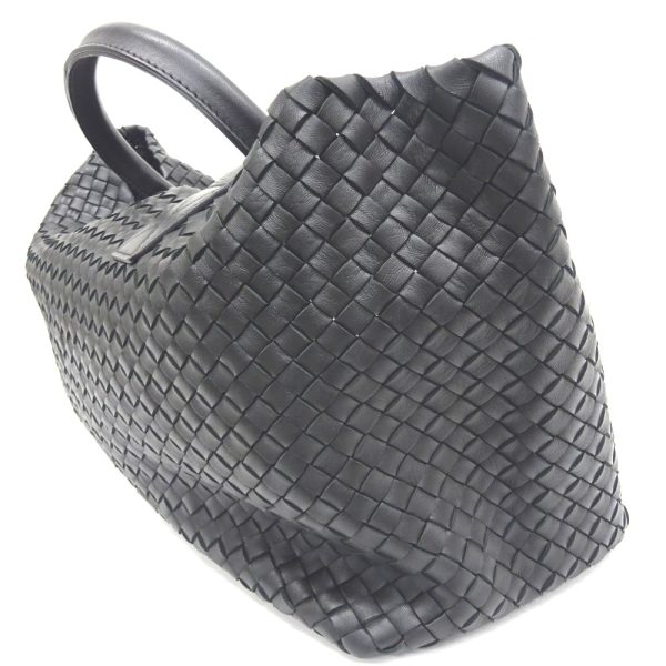 kr13421 5 Bottega Veneta Limited Edition Pouch Included Intrecciato Cabas MM Tote Bag Black