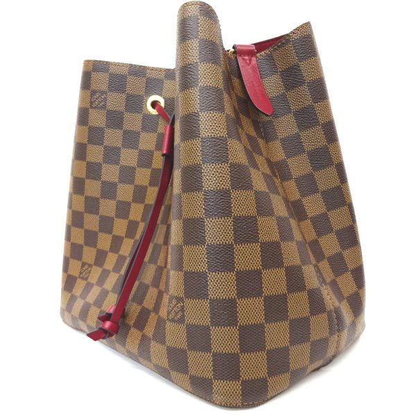 kr211871 4 Louis Vuitton Damier NeoNoe Shoulder Bag Brown