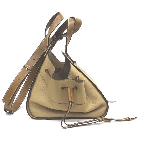 kr213461 5 Loewe Hammock Mini Drawstring Sand Mink Shoulder Bag