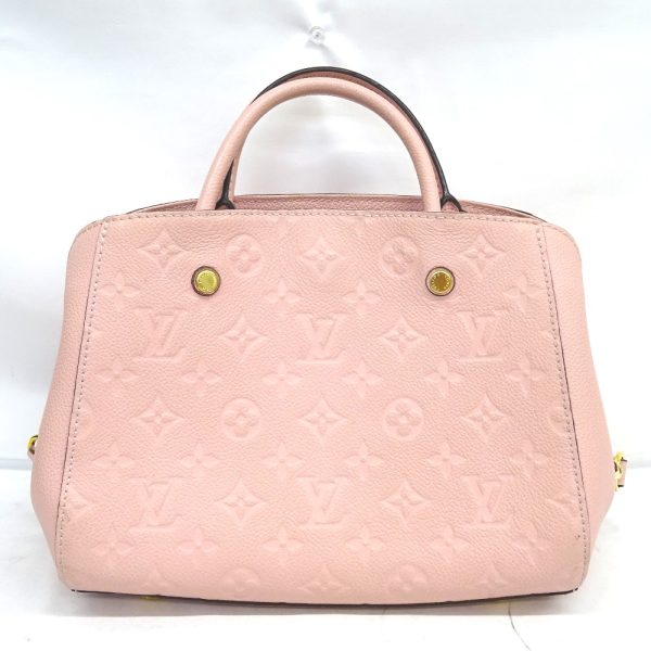 kr213921 3 Louis Vuitton Monogram Empreinte Montaigne BB Handbag Pink