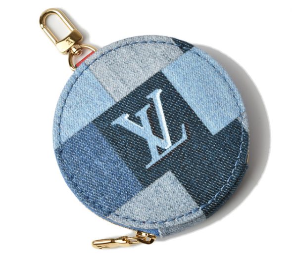 l 20 0008 20 Louis Vuitton Accessory Pouch Coin Case Multi Pochette Accessoires Denim Monogram Blue