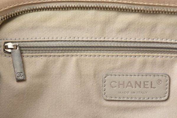 m2209 13 ch 5 Chanel Coco Mark Quilted Stitching Leather Tote Bag Shoulder Bag 2way Chain Bag Beige Brown