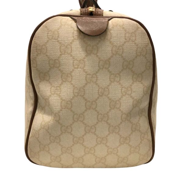 m23 1552 5 Gucci GG Supreme Boston Handbag ivory cream