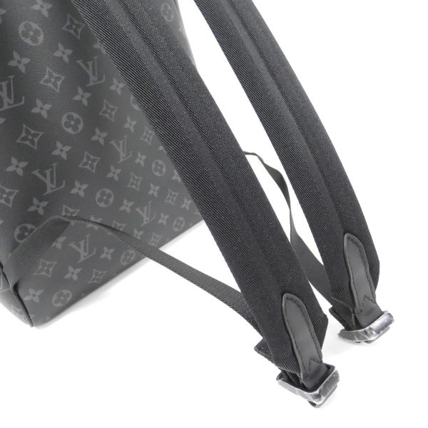 m46683a000000c b Louis Vuitton Monogram Eclipse Montsouris Backpack Monogram Coated Canvas Backpack Black