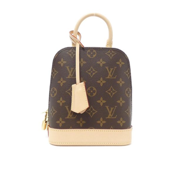 m47132a000000 b Louis Vuitton Alma Monogram Canvas Backpack Brown