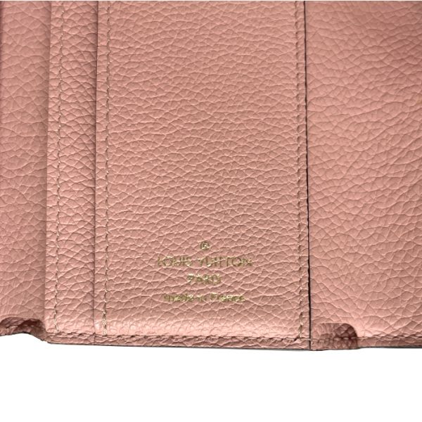 mah01006 10 Louis Vuitton Portefeuille Zoe Monogram Empreinte Trifold Wallet Leather Rose Poudre Pink