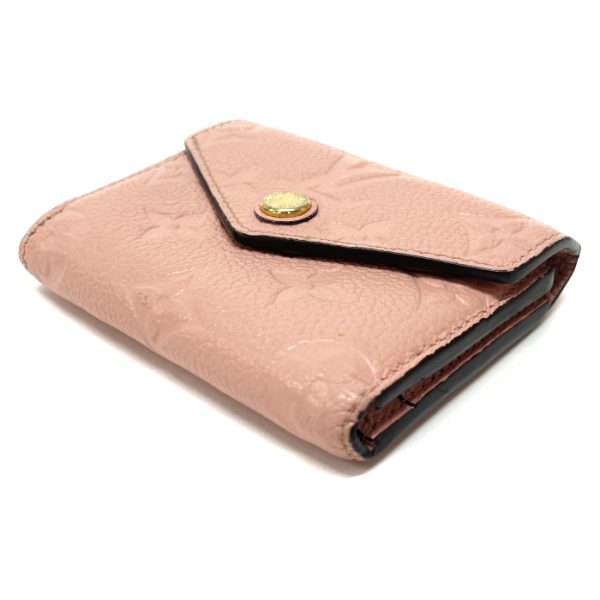 mah01006 3 Louis Vuitton Portefeuille Zoe Monogram Empreinte Trifold Wallet Leather Rose Poudre Pink