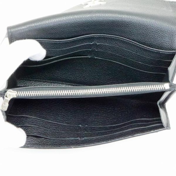 maj11019 7 Louis Vuitton Portefeuil My Lock Me Calf Leather Long Wallet Cover Lid LV Noir Black