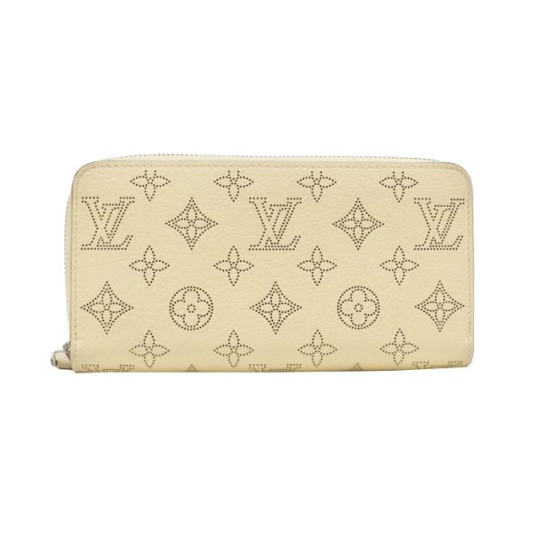 mak26009 1 Louis Vuitton Zippy Monogram Mahina Leather Long Wallet Round Zipper Card Case Banana Yellow