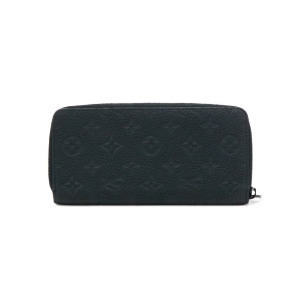 mal07014 2 Louis Vuitton Zippy Vertical Taurillon Monogram Long Wallet Round Zipper Noir Black