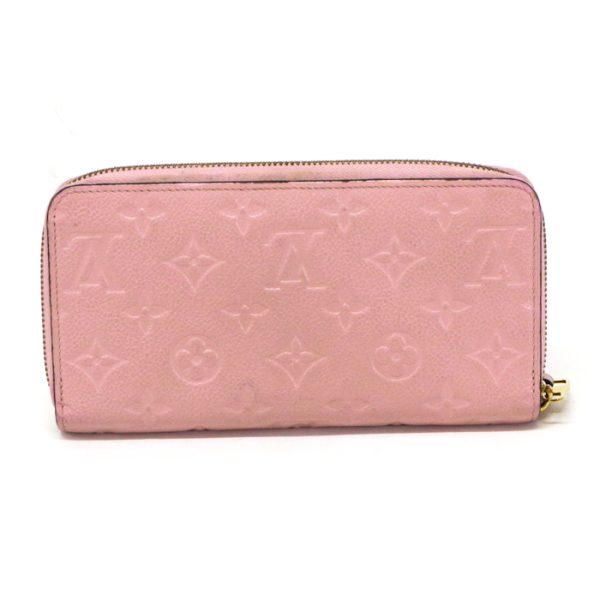 mat10009 2 Louis Vuitton Zippy Monogram Empreinte Leather Round Zipper Long Wallet Rose Poudre Pink