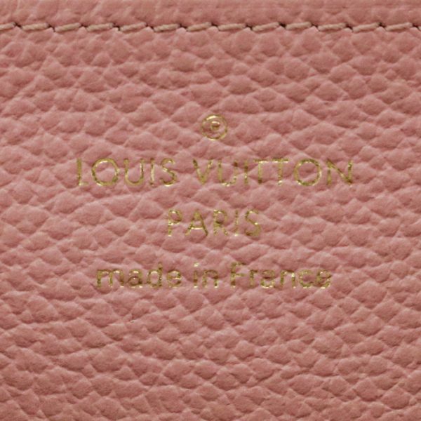 mat10009 8 Louis Vuitton Zippy Monogram Empreinte Leather Round Zipper Long Wallet Rose Poudre Pink