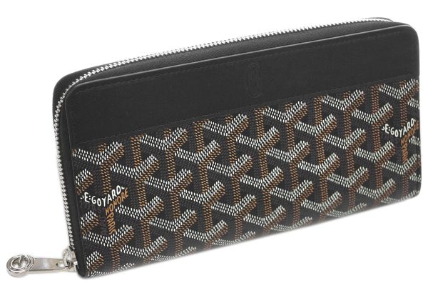 matig2gm01s 2 Goyard Portefeuille Matignon GM Long Wallet Black