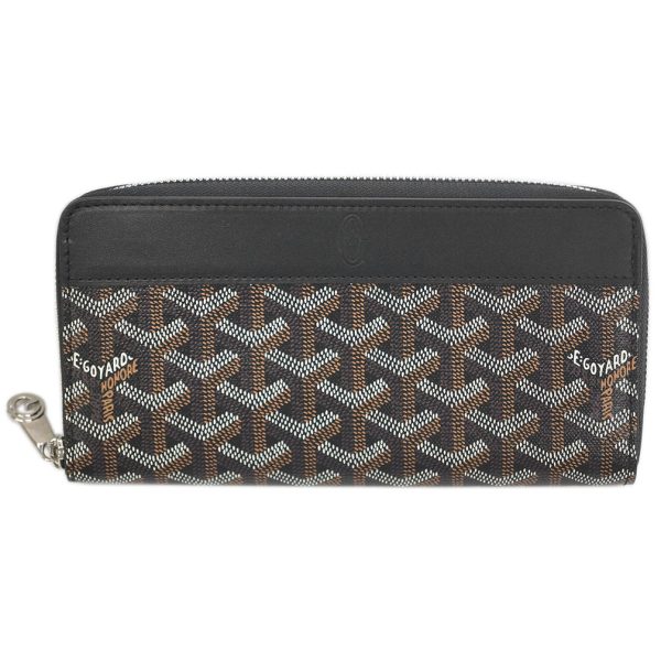 matig2gm01s Goyard Portefeuille Matignon GM Long Wallet Black