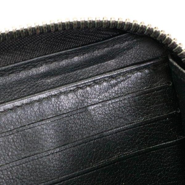 mav27012 9 Louis Vuitton Zippy Monogram Mahina Leather Long Wallet Round Zipper Noir Black