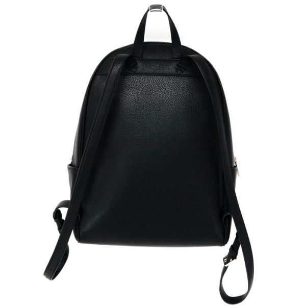 mba29004 3 Kate Spade Layla Large Dome Backpack Pebble Leather Rucksack Daypack Business Bag Black