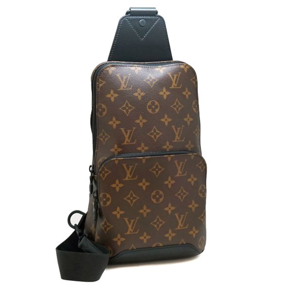 n21 8487 1 Louis Vuitton Avenue Sling Bag M45897 Body Bag Waist Bag Monogram Macassar Brown Mens Shoulder Bag