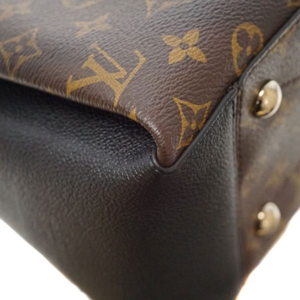 n21 8699 5 Louis Vuitton Soufflot Monogram Canvas Leather Shoulder Bag Brown