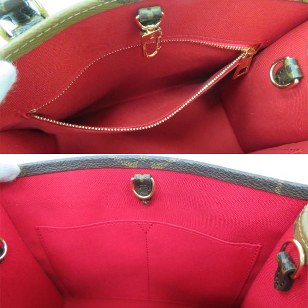 n2401 06 300239mi 05 Louis Vuitton On The Go PM Monogram Leather Tote Bag 2way Shoulder Bag Reverse Brown