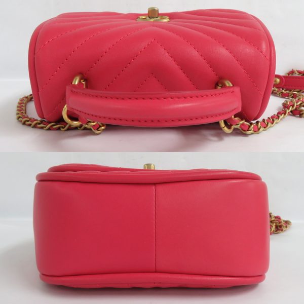 n2403 06 300707mi 02 Chanel Round Flap Bag Lambskin 2way Chain Shoulder Bag Top Handle Coco Mark Pink