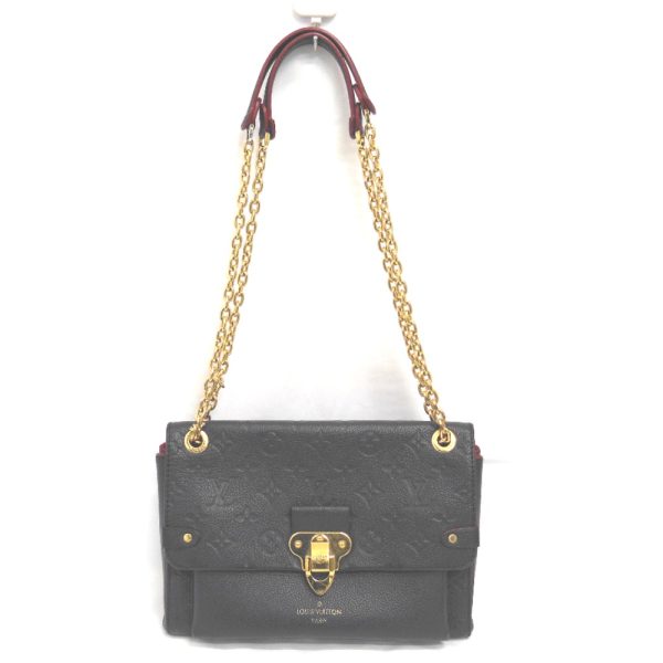 na34331 3 Louis Vuitton Chain Monogram Empreinte Vavin Shoulder Bag Gray