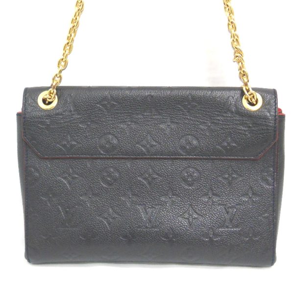 na34331 4 Louis Vuitton Chain Monogram Empreinte Vavin Shoulder Bag Gray