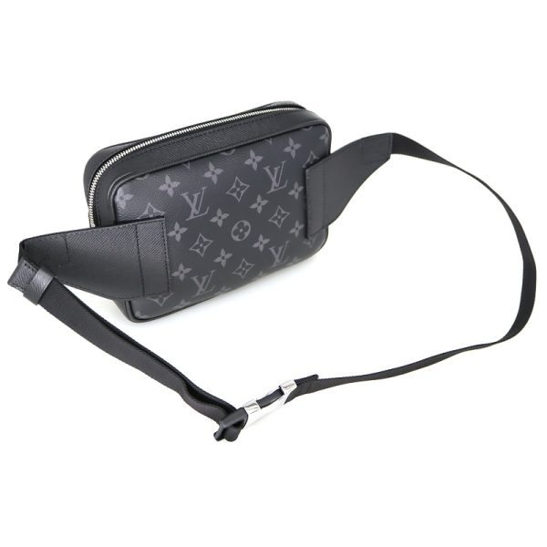 p21 1799 2 Louis Vuitton Bumbag Outdoor Shoulder Bag Body Bag Waist Bag Compact Monogram Eclipse Black Gray