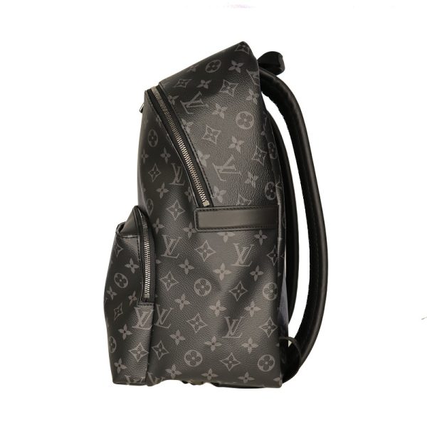 p22 1896 4 Louis Vuitton Eclipse Rucksack Leather Backpack Bag Black