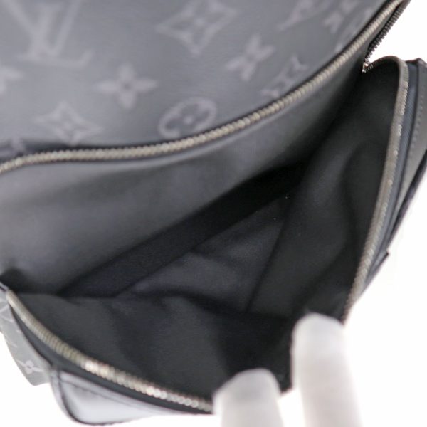 p22 1896 6 Louis Vuitton Eclipse Rucksack Leather Backpack Bag Black