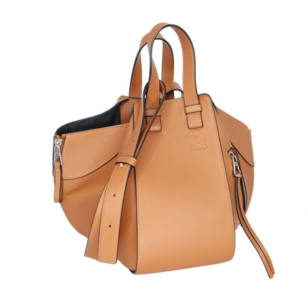 p23 994 1 Loewe Hammock Small Leather Shoulder Bag Tan