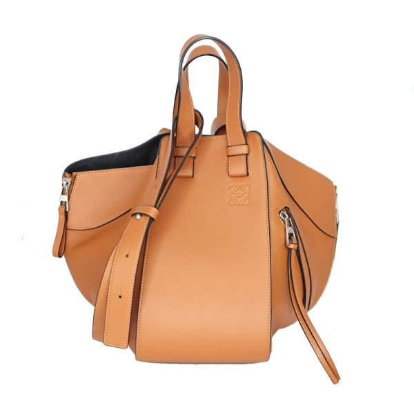 p23 994 2 Loewe Hammock Small Leather Shoulder Bag Tan