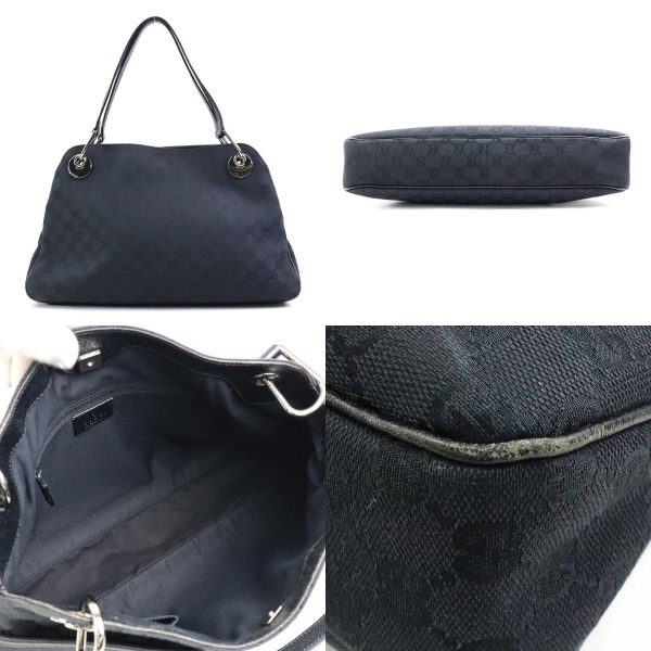 r9912g 2 c Gucci GG Shoulder Bag Black