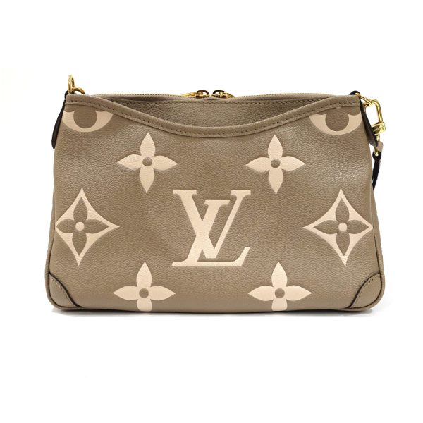 s2402 06 501374tn 01 1 Louis Vuitton Monogram Empreinte Trianon PM Leather 2way Shoulder Handbag Crème