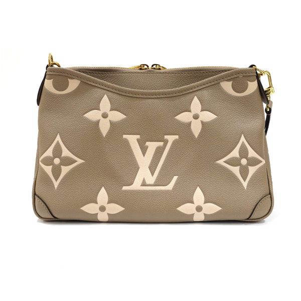 s2402 06 501374tn 01 Louis Vuitton Monogram Empreinte Trianon PM Leather 2way Shoulder Handbag Crème