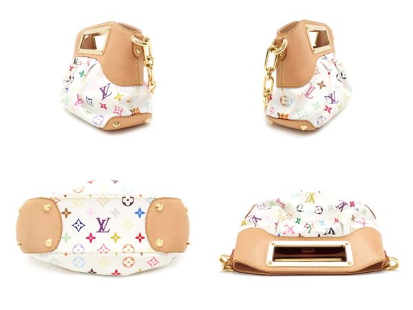 s24037400456 04 Louis Vuitton Multicolor Blanc Judy PM Shoulder Bag