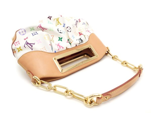 s24037400456 05 Louis Vuitton Multicolor Blanc Judy PM Shoulder Bag